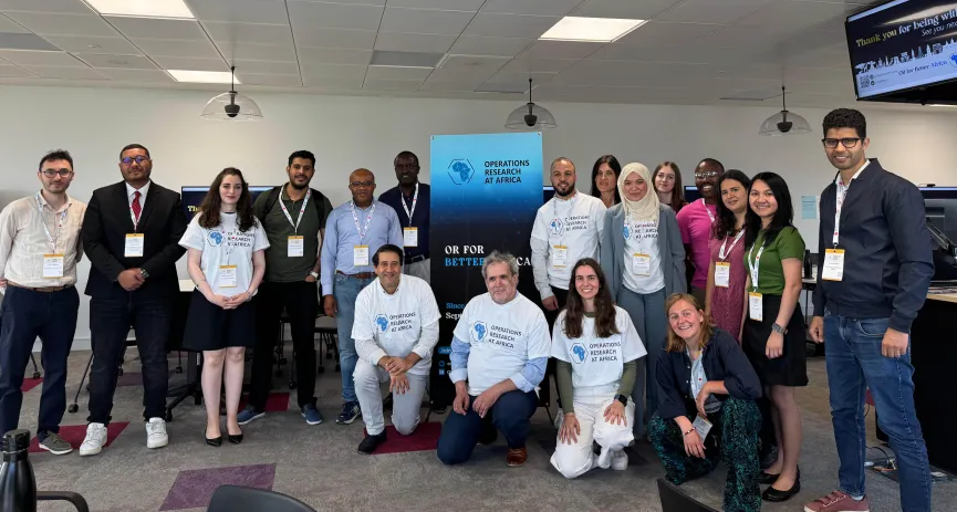 Group photo of OR@Africa session participants at the EURO 2025 conference